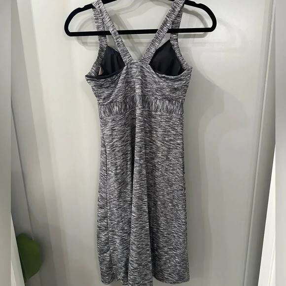 Prana Cali Razorback Tank Dress Gray Print Space Dye Women's Size Small - Picture 5 of 6